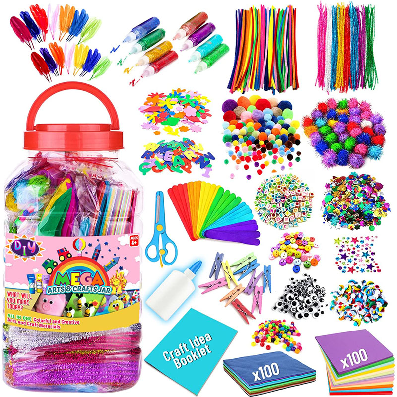 Kedu ihe na-ebute ịrị elu na ewu ewu nke Collage Arts Kids DIY Art Crafts n'etiti ndị na-eto eto na-emepụta ihe?