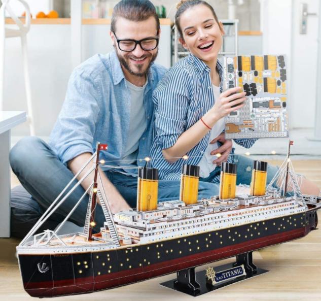 Akwụkwọ ihe ndozi ụlọ Jigsaw DIY Stadium 3D Puzzle Toys